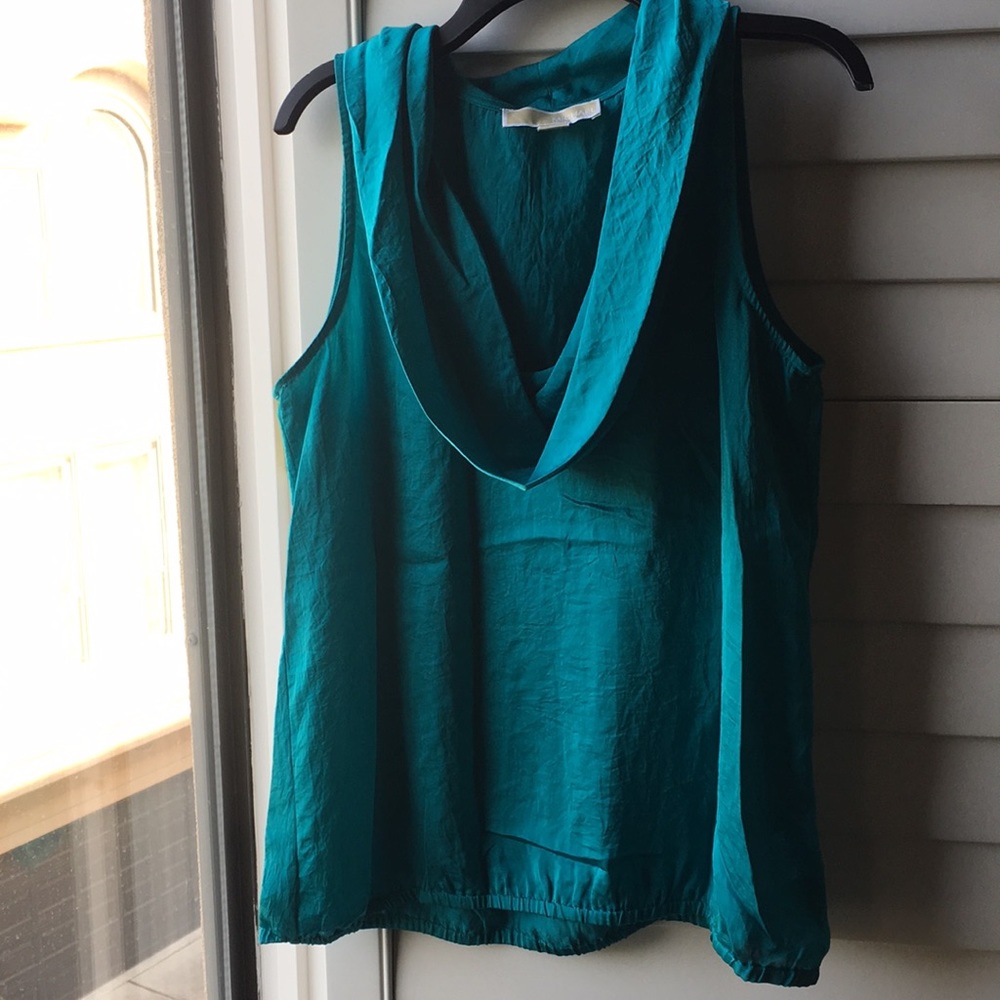 tourqoise blue green Michael Kors sleeveless top